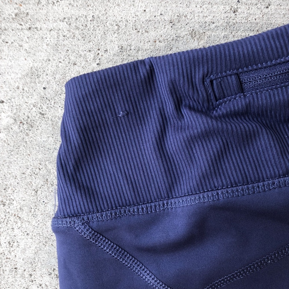 Nike Air Dri-Fit 7/8 Running Leggings in Purple Blue - Picture 8 of 10
